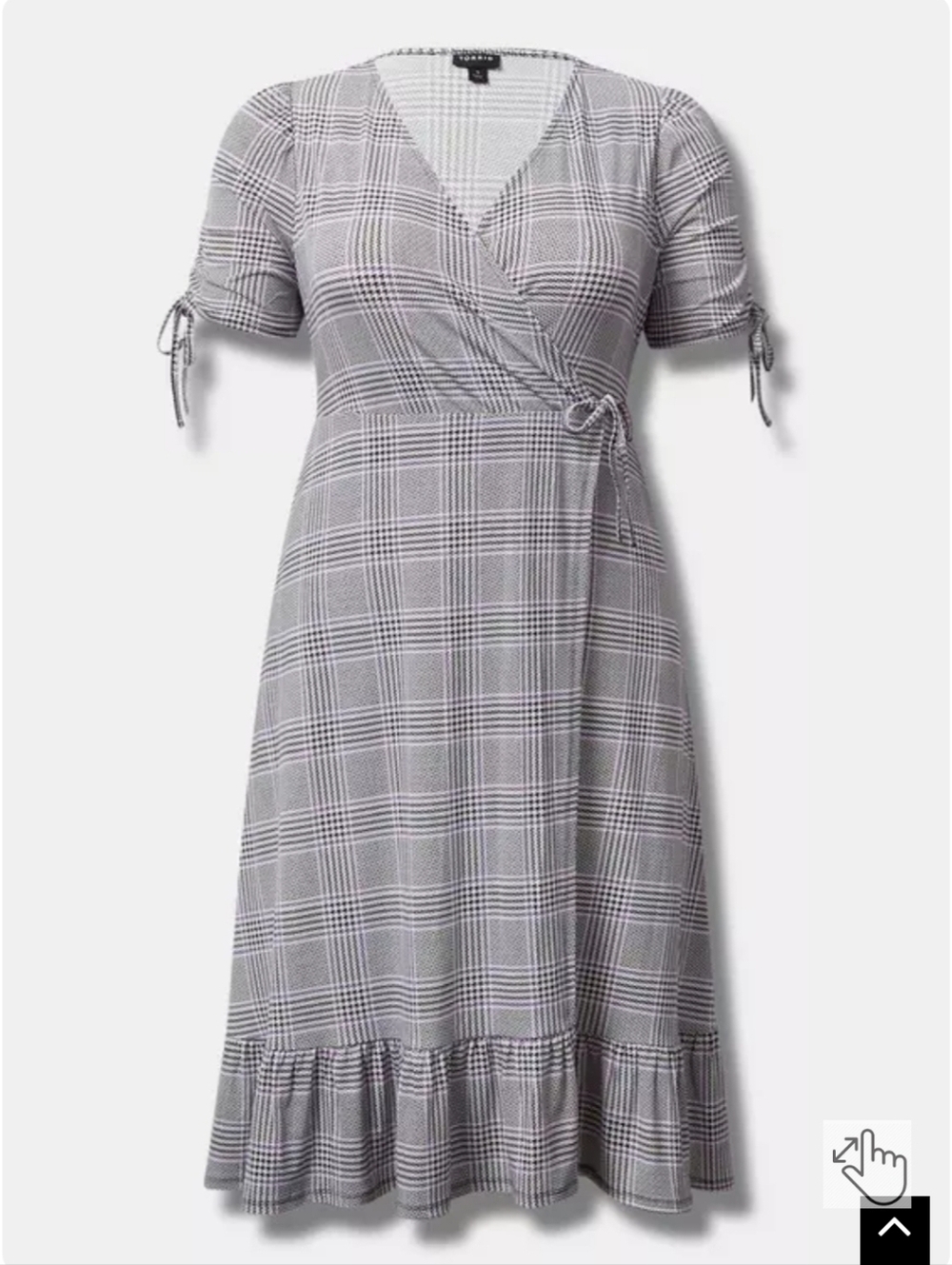 Torrid A-line Midi Wrap Dress